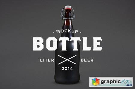 Liter Beer Mock-Up 62805
