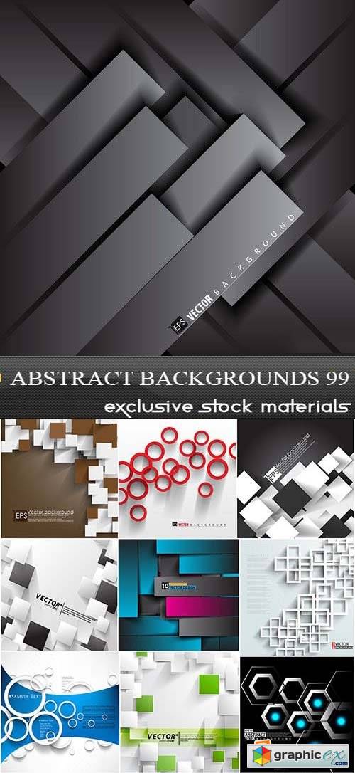 Collection of Vector Abstract Backgrounds Vol.99, 25xEPS