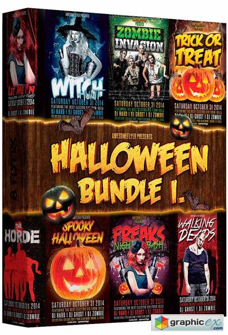 Halloween Party Flyer Bundle Vol.1