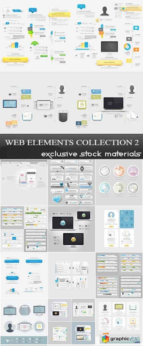 Web Elements Collection 2, 25xEPS