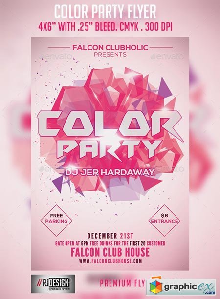 Color Party Flyer 9161213