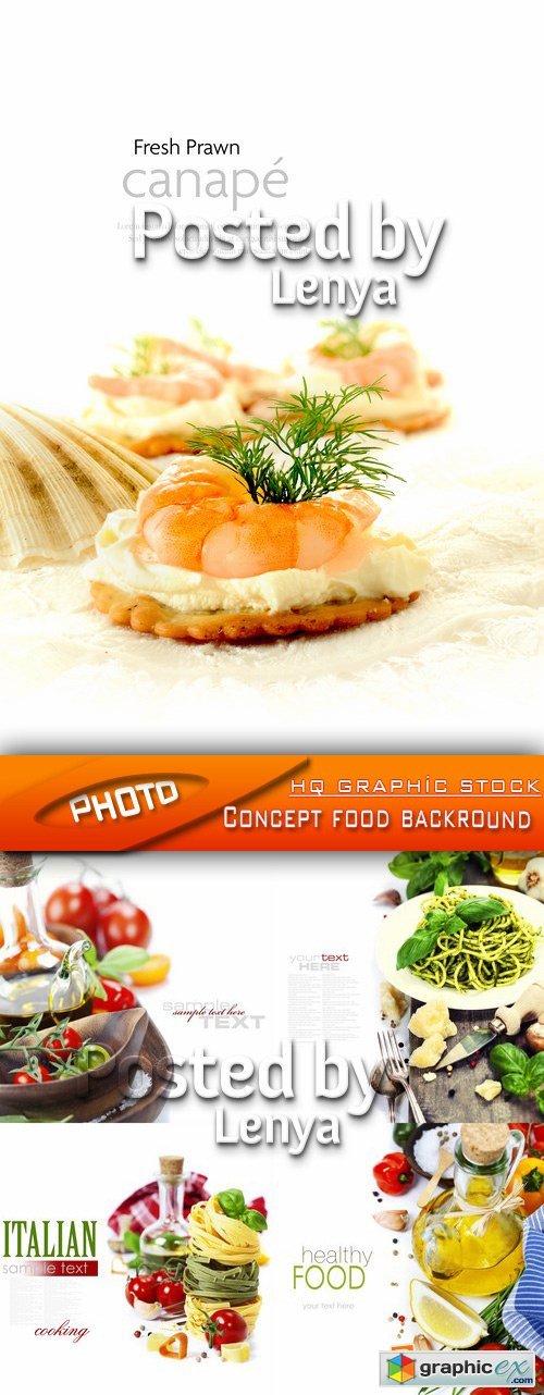 Stock Photo - Concept food backround
