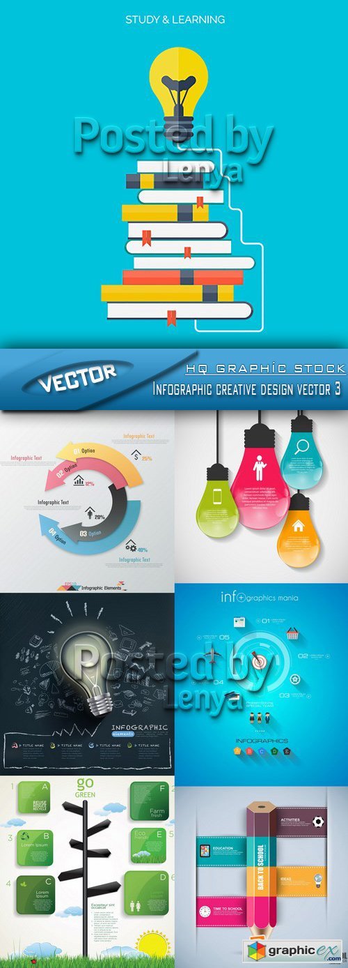 Stock Vector - Infographic creative design vector 3