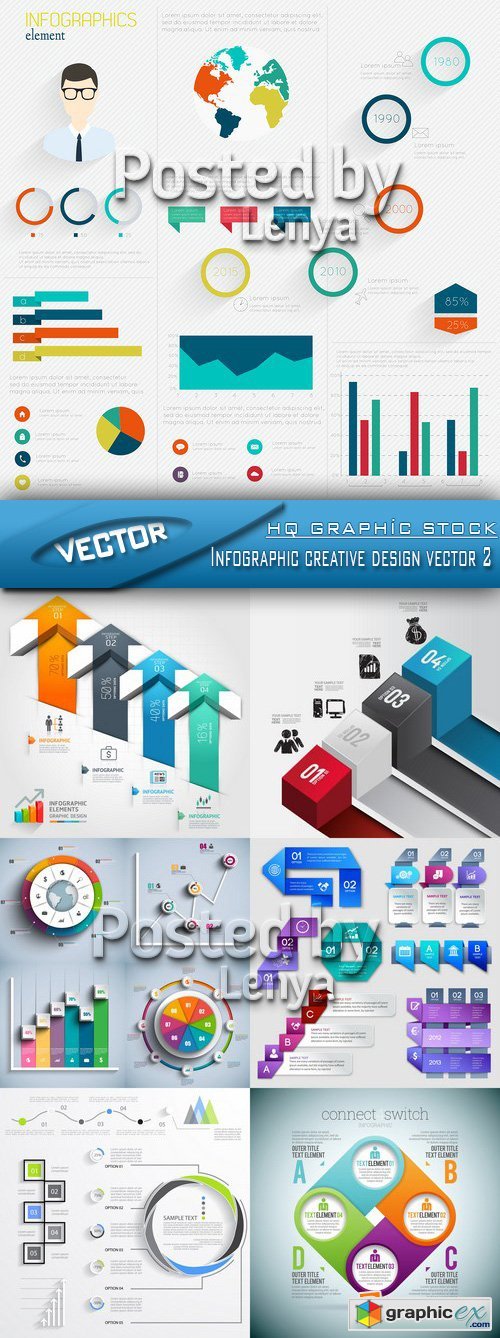 Stock Vector - Infographic creative design vector 2