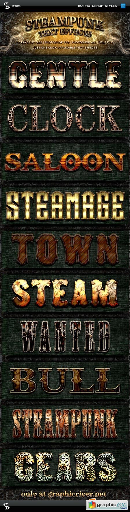 Steampunk Text Effects 9020781