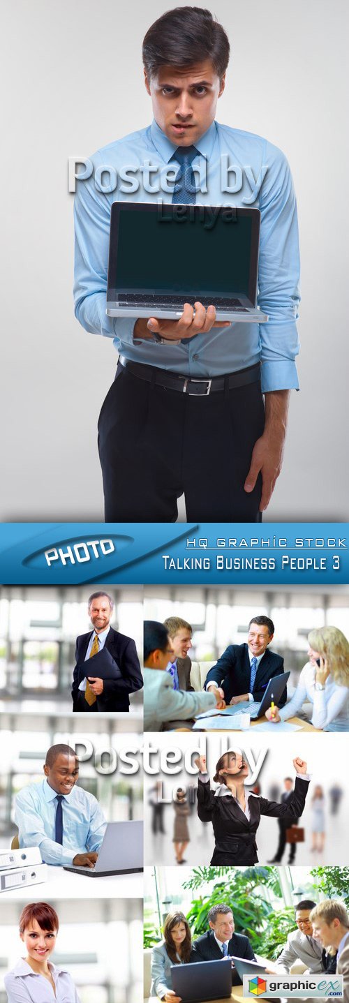 Stock Photo - Talking Business People 3