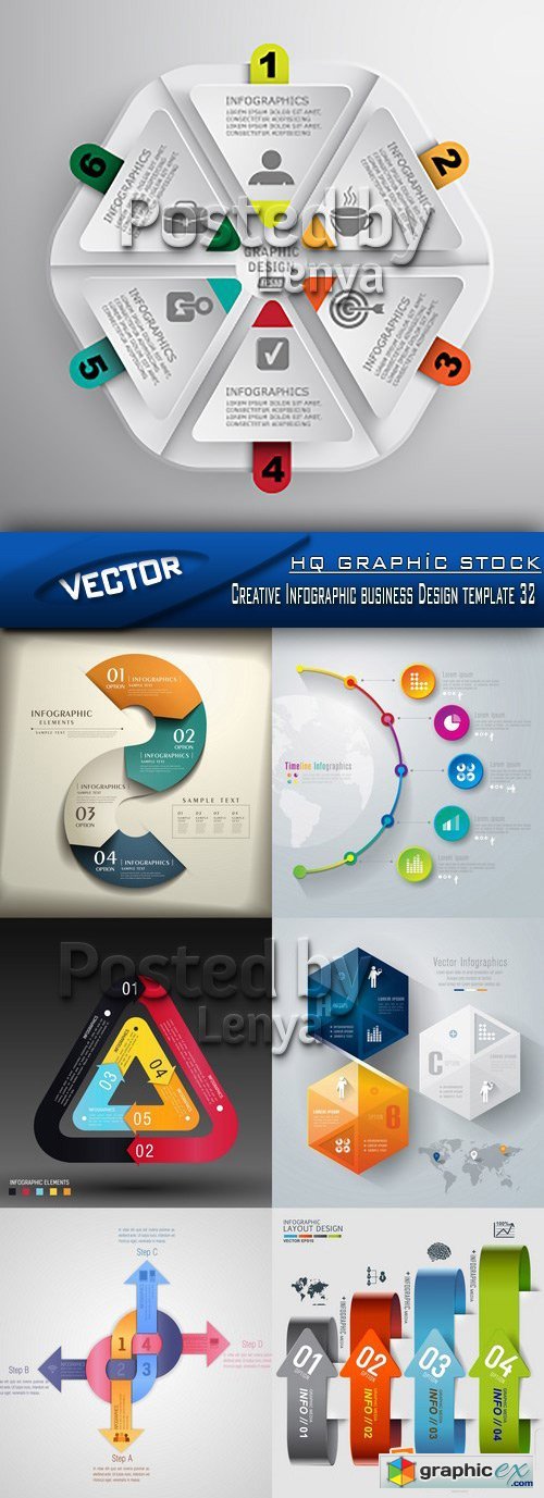Stock Vector - Creative Infographic business Design template 32