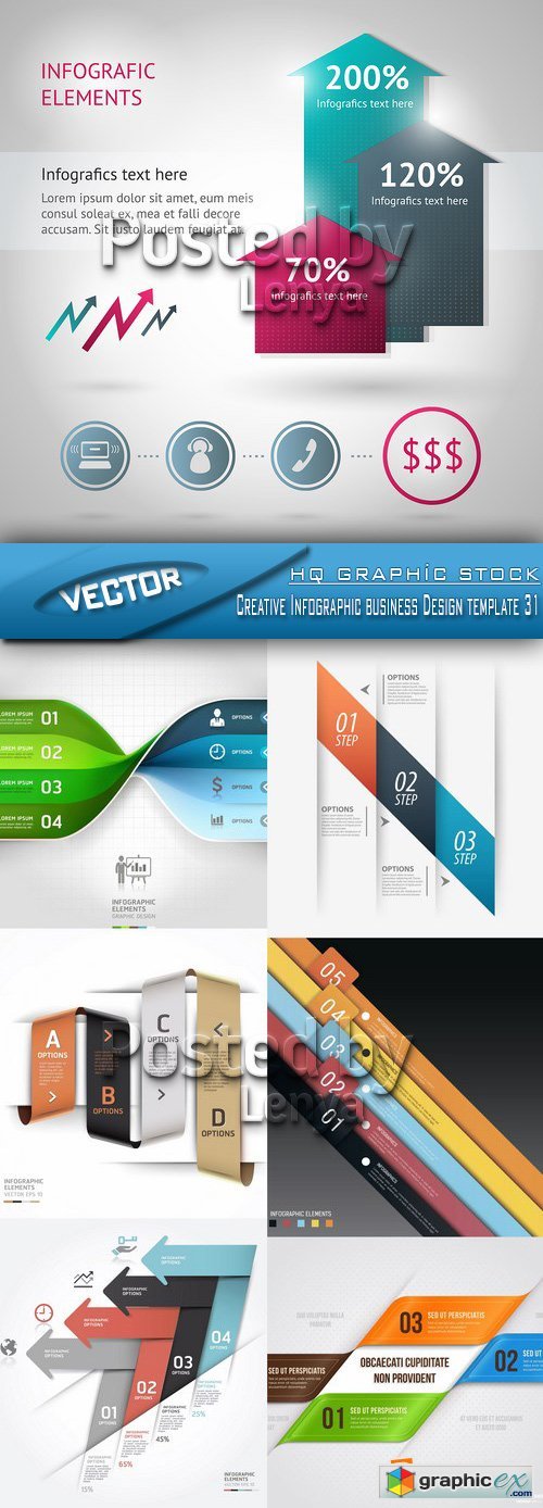 Stock Vector - Creative Infographic business Design template 31