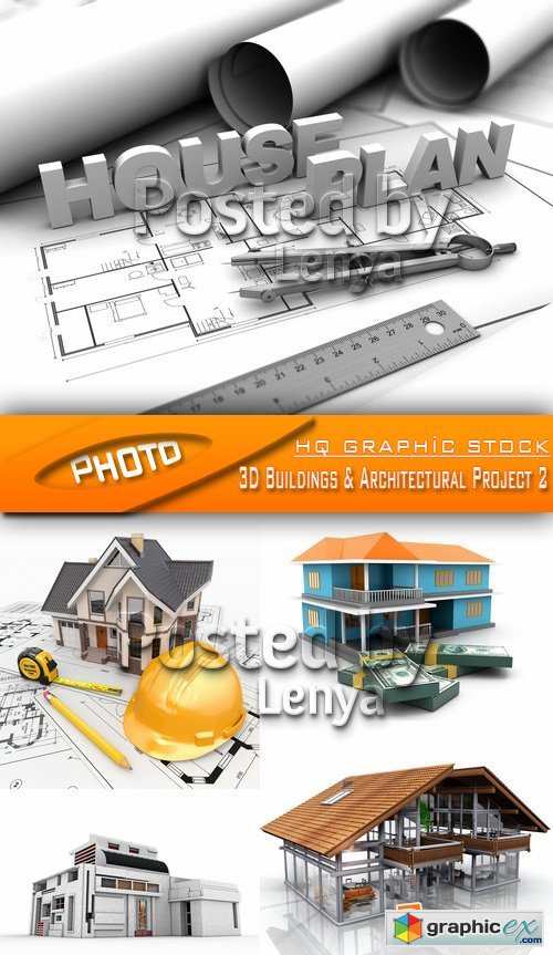 Stock Photo - 3D Buildings & Architectural Project 2
