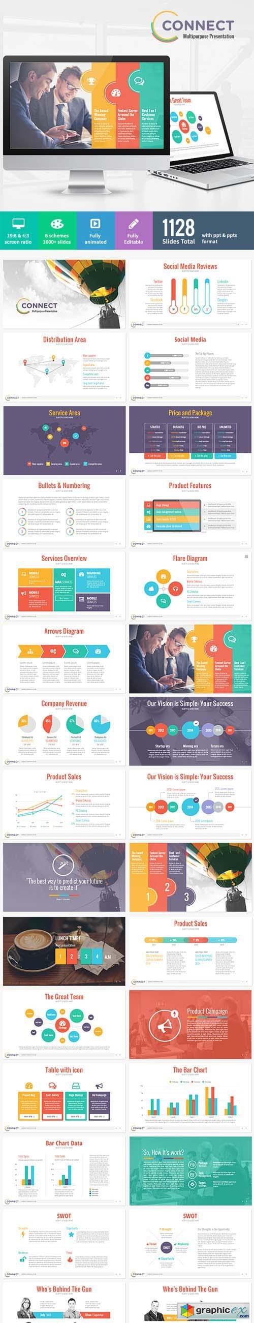 Connect - Modern Powerpoint Template 8957333