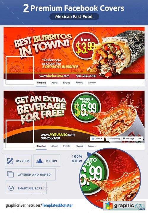 Mexican Fast Food FB Cover 8946388