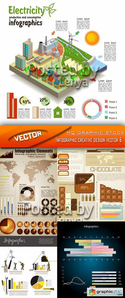 Stock Vector - Infographic creative design vector 6