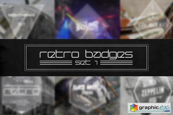 Retro Badges Set 1 27672