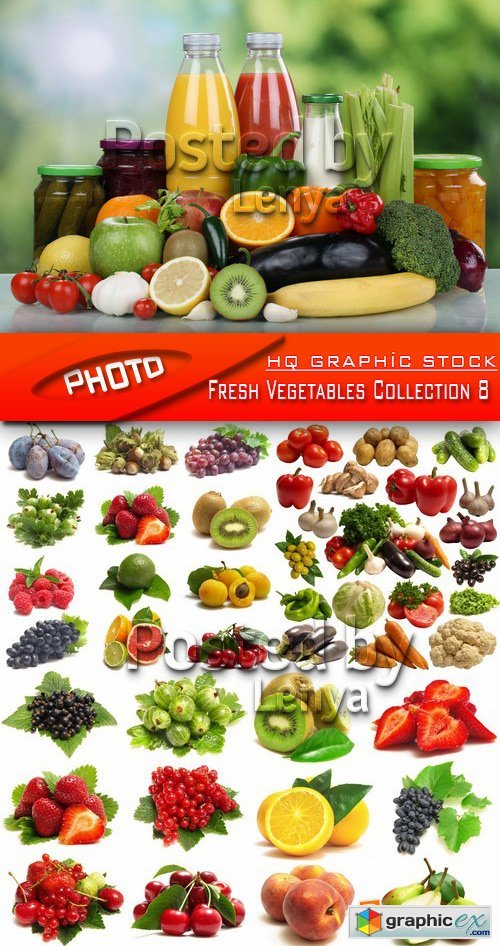 Stock Photo - Fresh Vegetables Collection 8