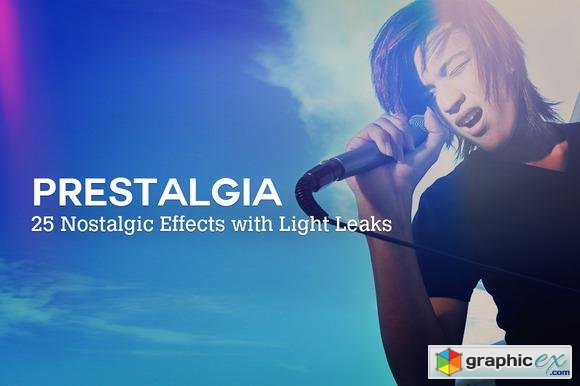 Prestalgia - 25 Retro Light Leak FX  3300