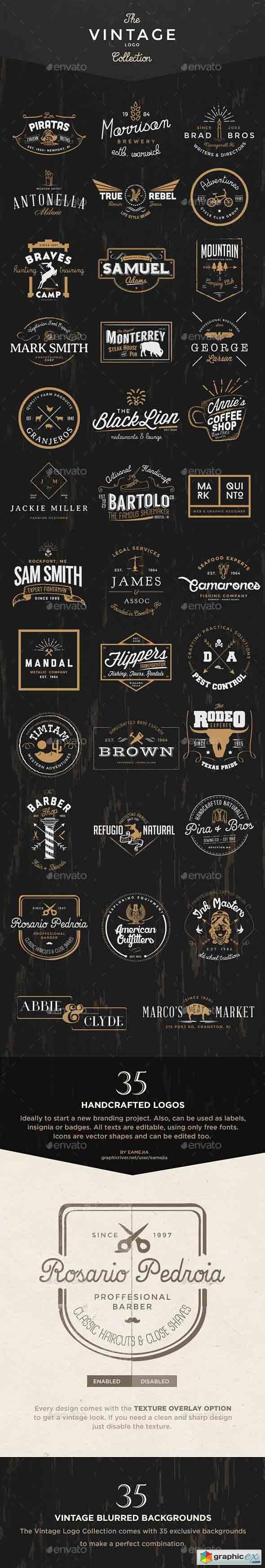 The Vintage Logo & Badge Collection - Graphicriver 9244871