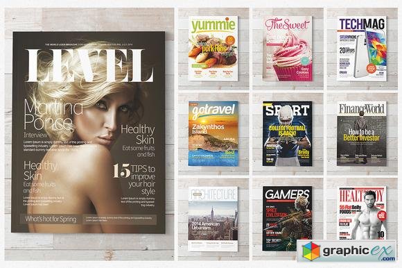 Magazine Covers Templates PSD 56287