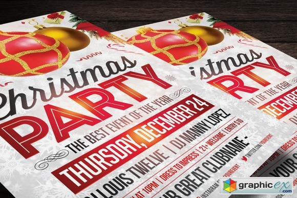 Christmas Party | Flyer Template 16938