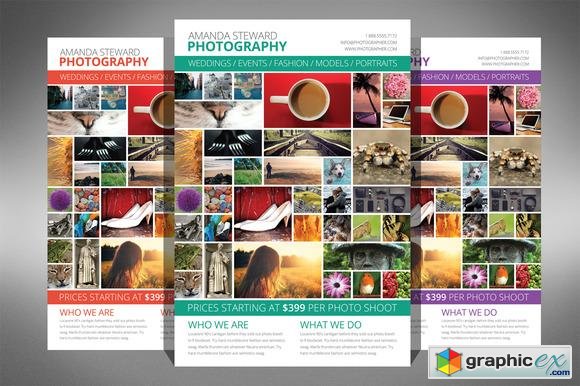 Photo Collage Flyer Template 9659