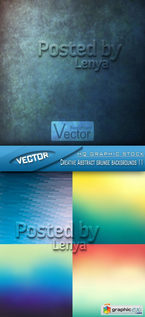 Stock Vector - Creative Abstract grunge backgrounds 11