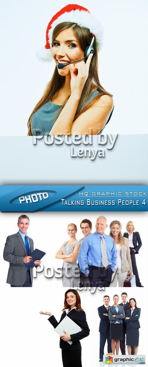 Stock Photo - Talking Business People 4