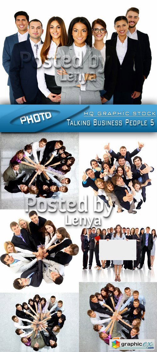 Stock Photo - Talking Business People 5