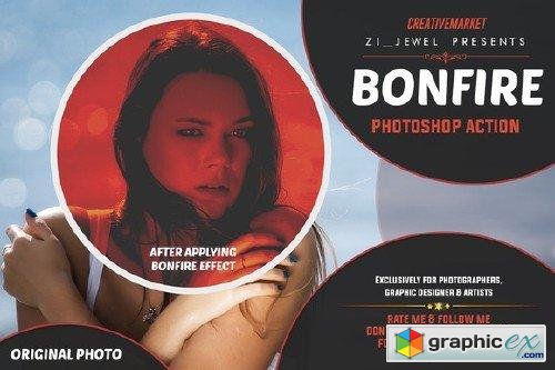 Bonfire Photoshop Action 98112
