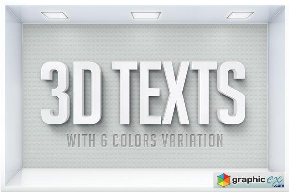 3D Text Effects  12939