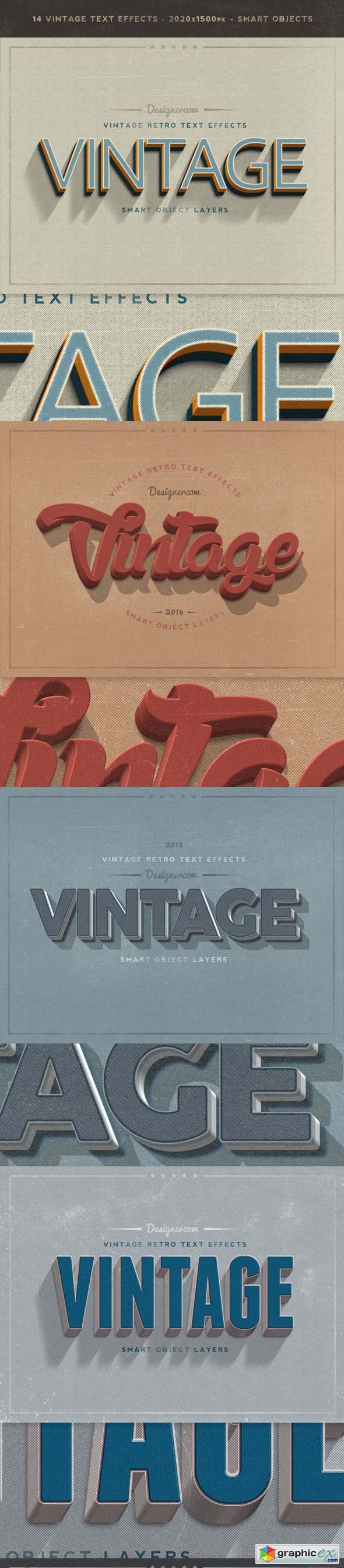 New Vintage Retro Text Effects 9373491