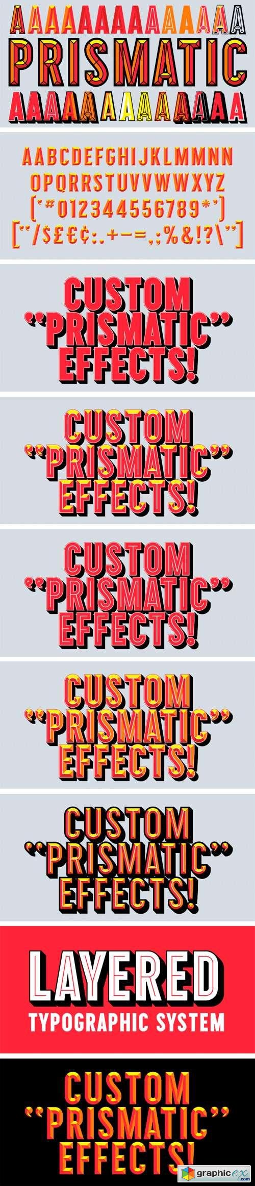 Prismatic Font Family - 11 Fonts for $225