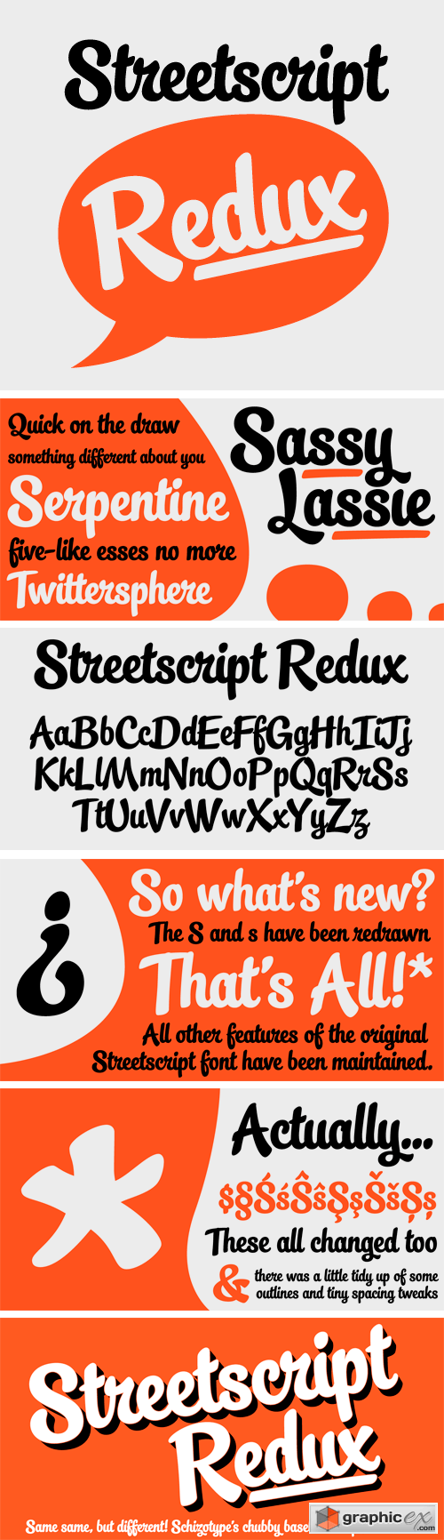 Streetscript Redux Font for $60