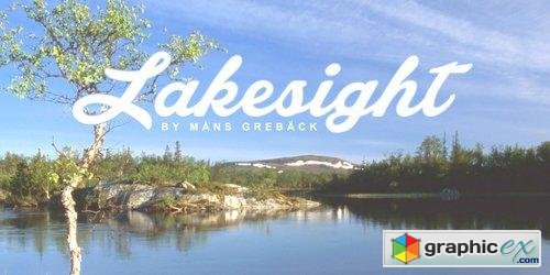 Lakesight Font for $59