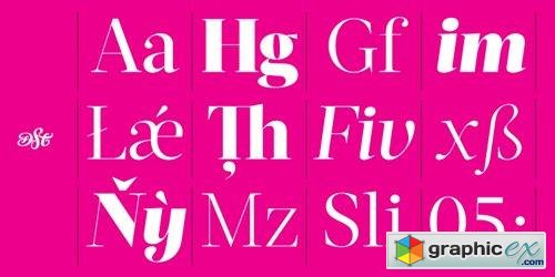 Acta Display Font Family - 11 Fonts for $295