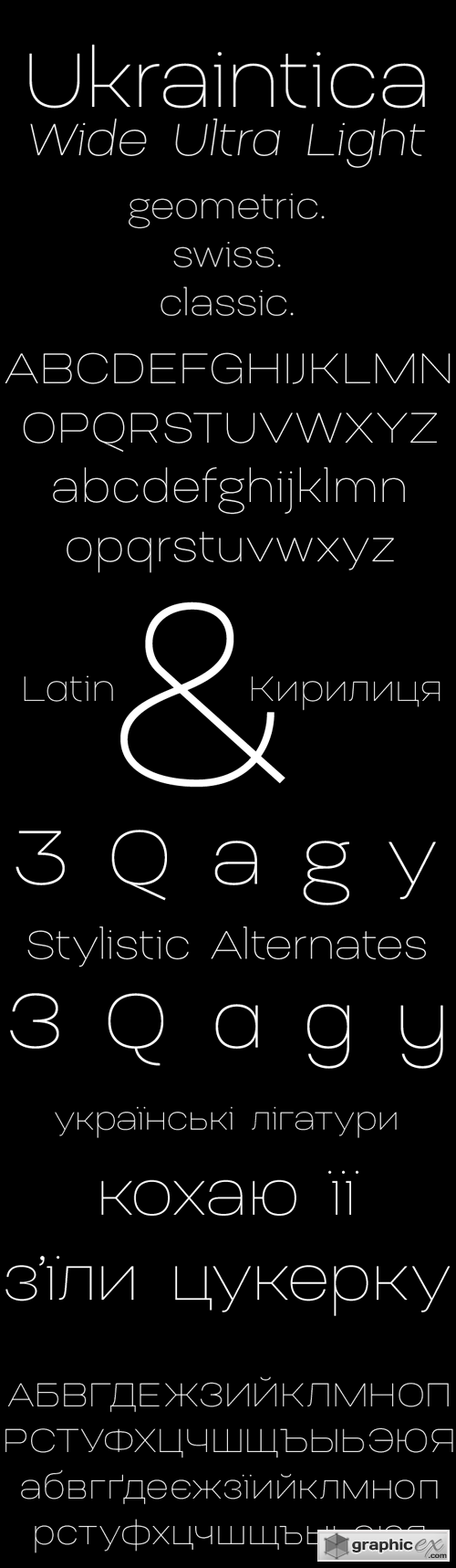 Ukraintica 4F Font Family - 2 Fonts for $25