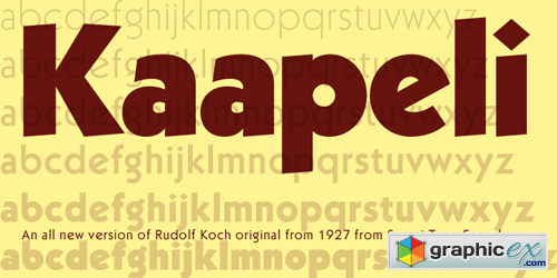 Kaapeli Font Family - 6 Fonts for $110