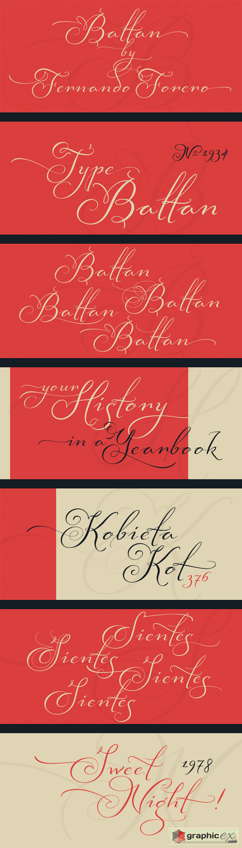 Baltan Font Family - 8 Fonts for $156