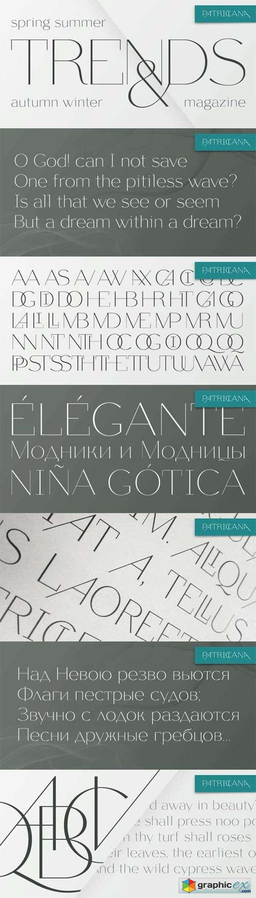 Patriciana Font for $46