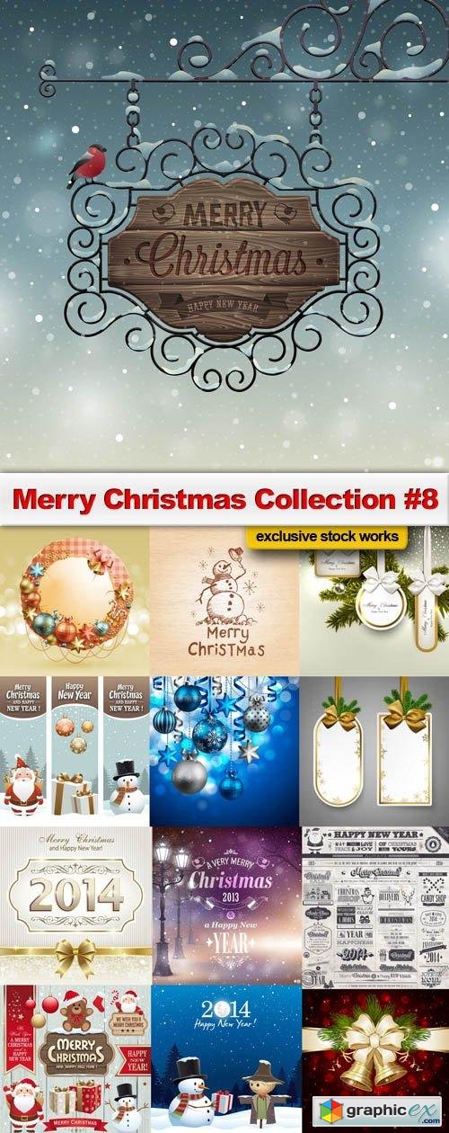 Merry Christmas Collection #8 - 25 EPS, AI