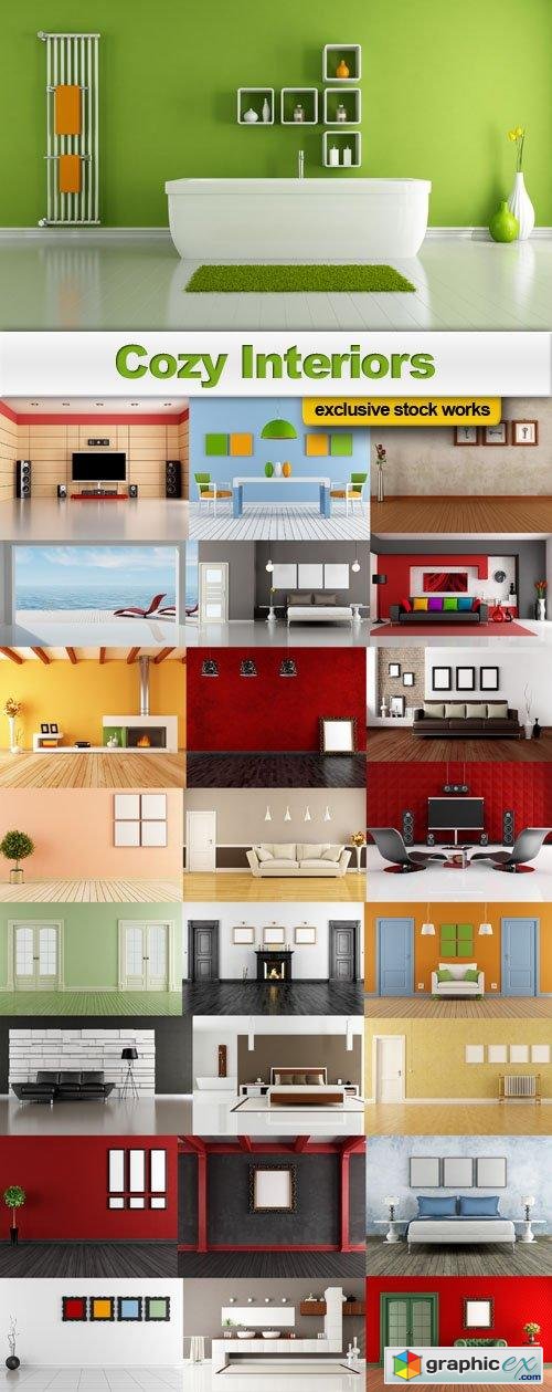 Cozy Interiors collection #10 - 25x UHQ JPEGs
