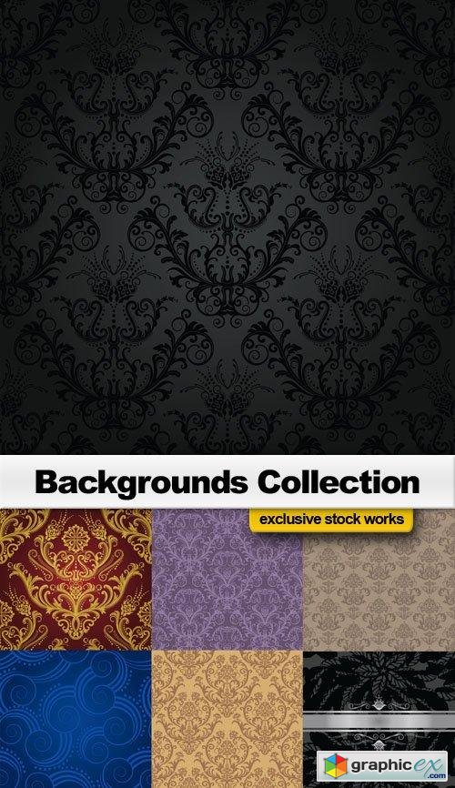 Backgrounds Collection - 25 EPS, AI