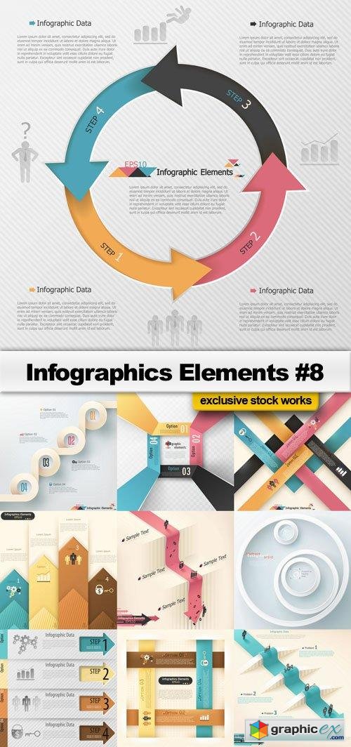 Infographics Elements #8 - 25 EPS