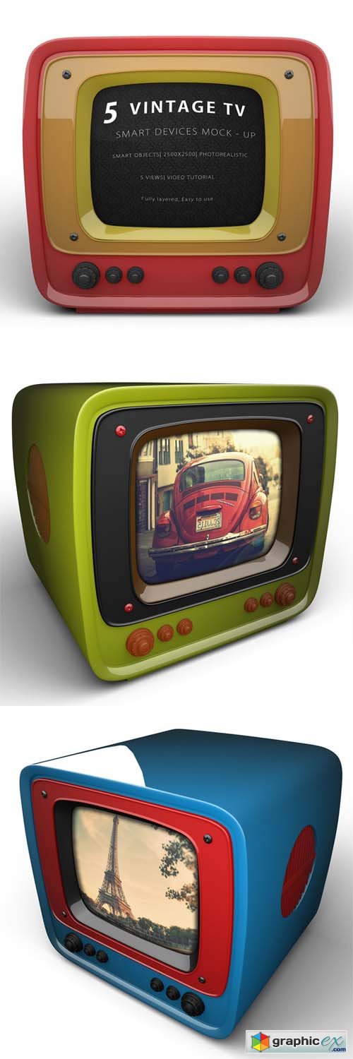 Vintage Tv Set 110358