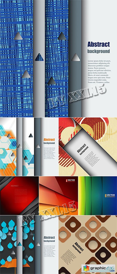 Abstract brochure backgrounds