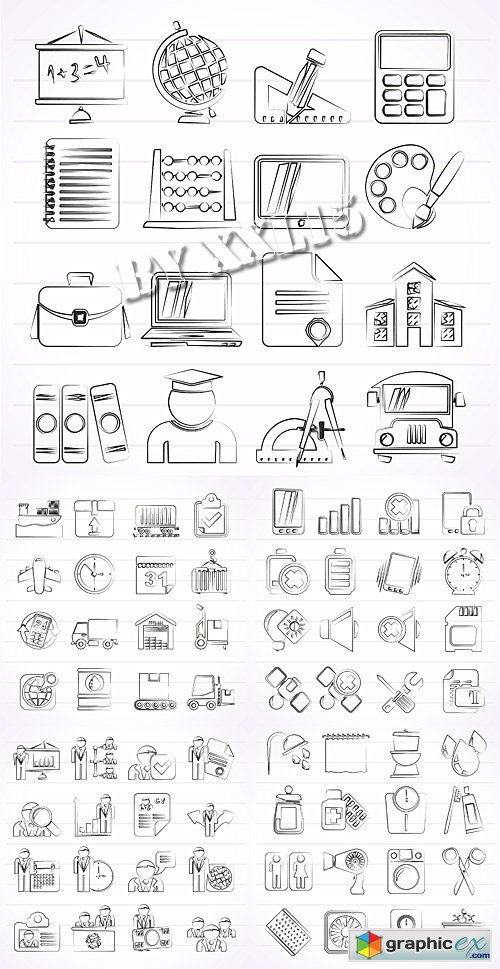 Outline vector icons