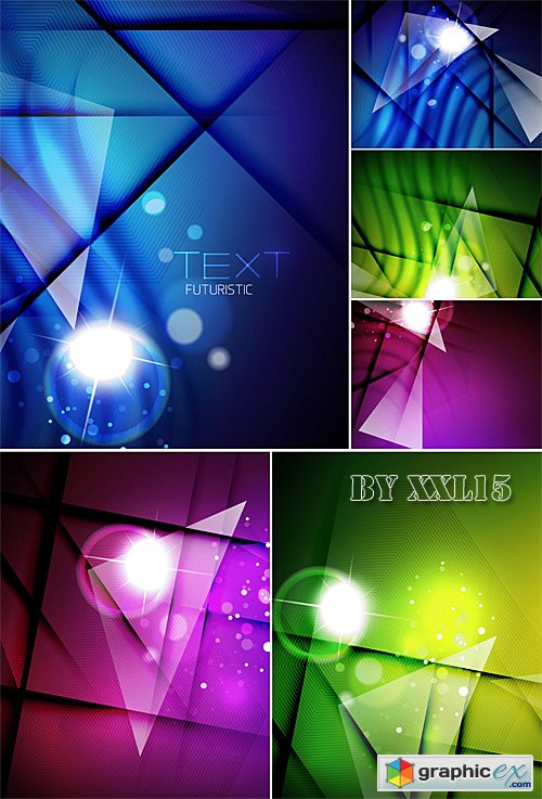Futuristic abstract backgrounds