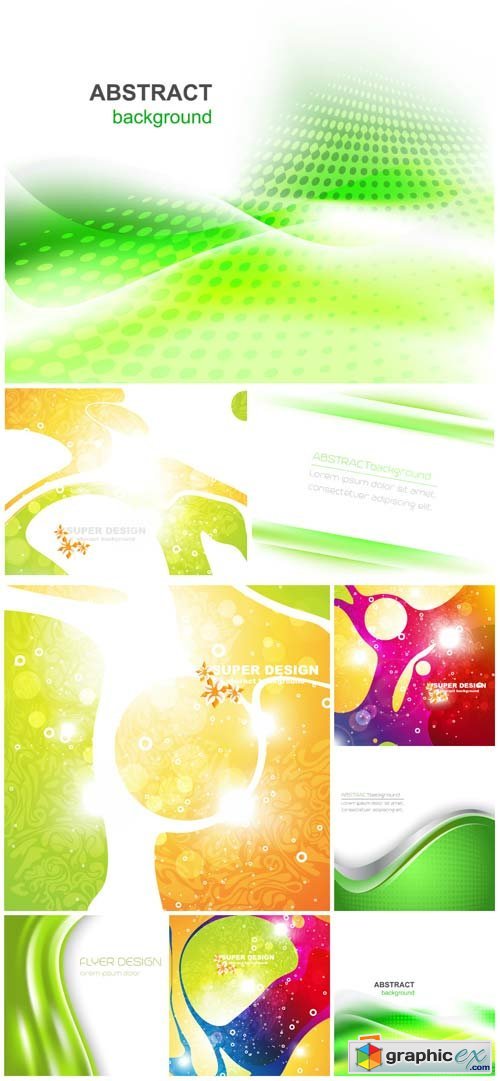 Vector backgrounds with abstraction # 21