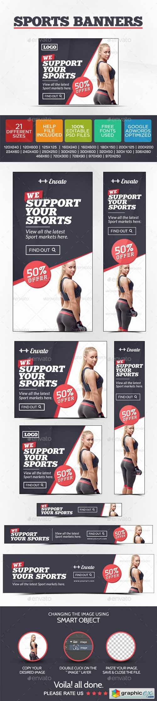 Sports Store Banners 9481922