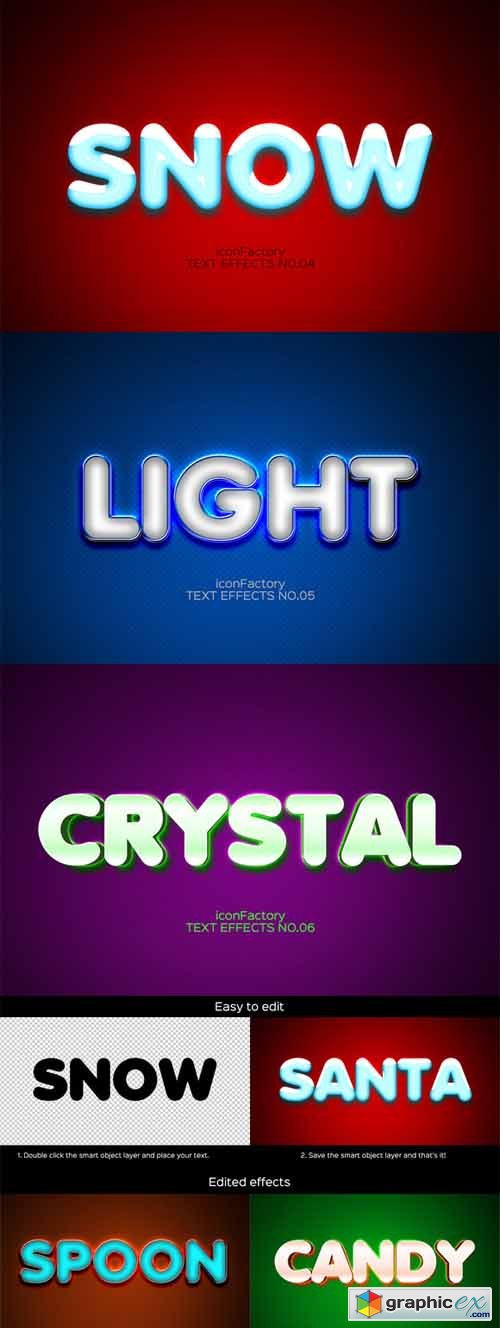 Glass Text Effects Vol.1 123182
