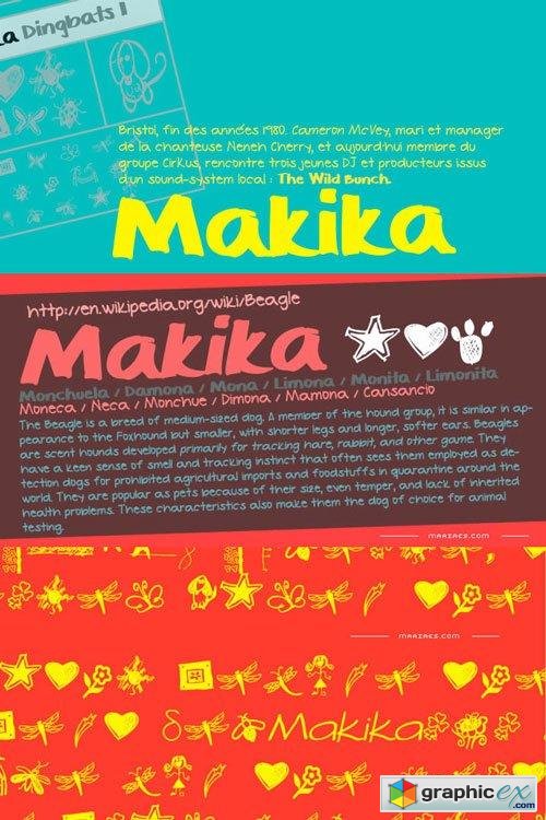 Makika Font Family $19.95