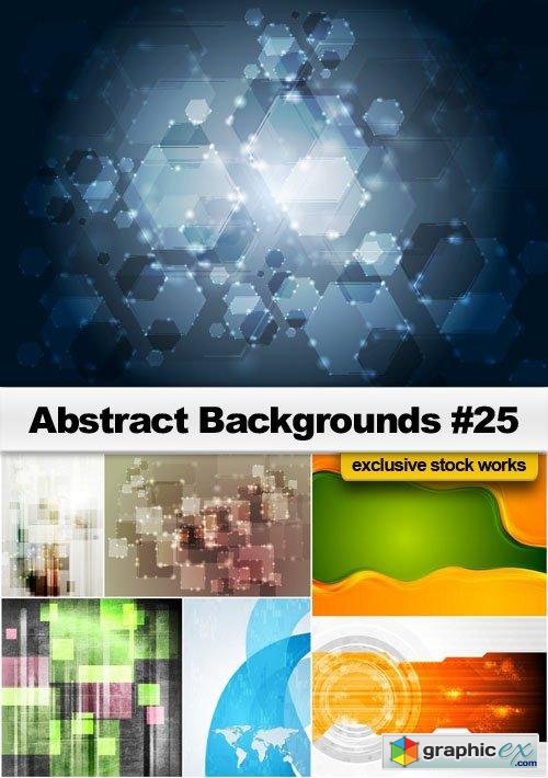 Abstract Backgrounds #25 - 25 EPS